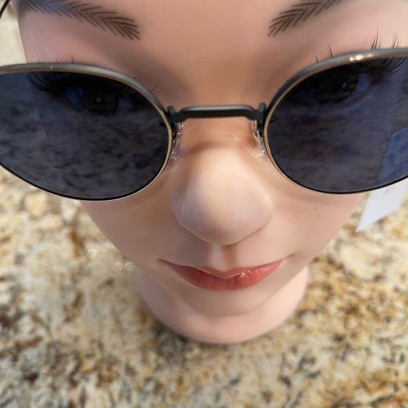 THE ROW - EYEVAN COLLABORATION FLYNN NAVY TITANIUM SUNGLASSES - Picture 6 of 16